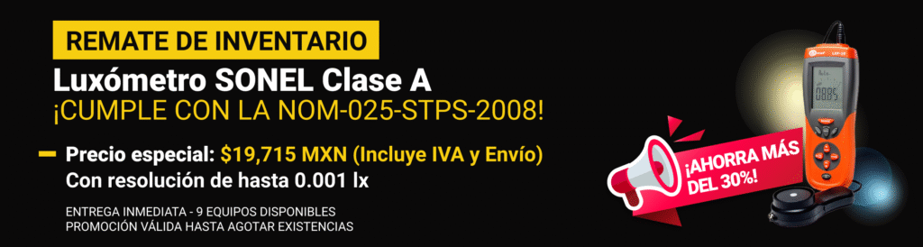 Luxómetro LXP-10 remate de inventario